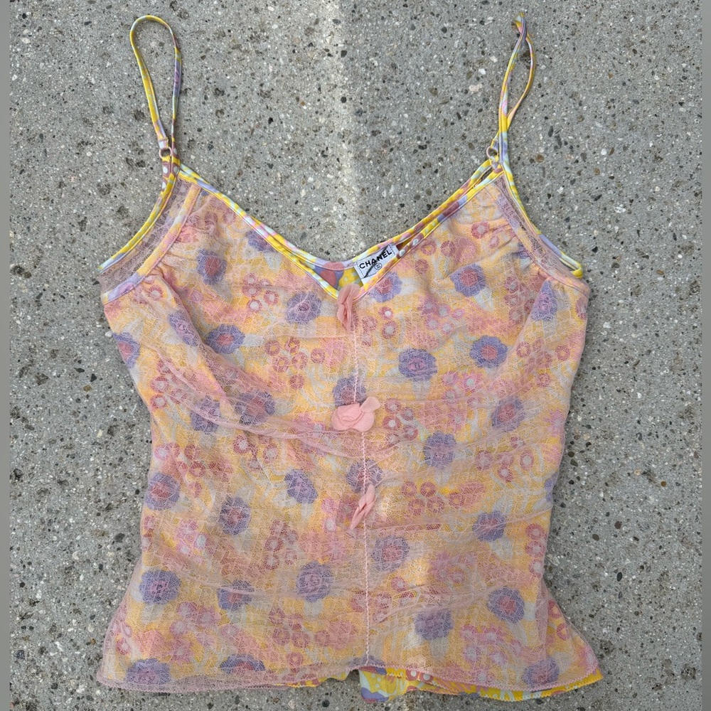CHANEL Vintage Tank Top Size S
